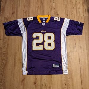 Vintage Y2K Reebok Adrian Peterson Minnesota Vikings Jersey Size XL